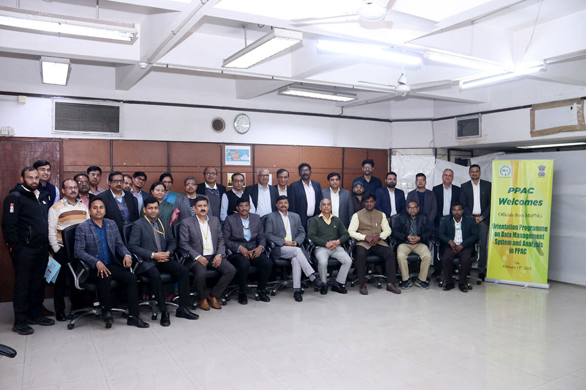 Orientation programme for MoPNG officials conducted at PPAC on 15.02.2023